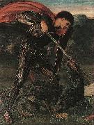 Burne-Jones, Sir Edward Coley St. George Kills the Dragon china oil painting artist